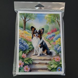 Papillon Spring Path A7 Tarjetas de felicitación Paquete de 8 caprichosas tarjetas de notas en blanco con sobres Tamaño 5x7 - Product Image 3