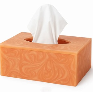 Portapañuelos de Resina de Lujo, Elegante Cubierta para Caja de Pañuelos para Hoteles, Villas e Interiores Residenciales - Product Image 5