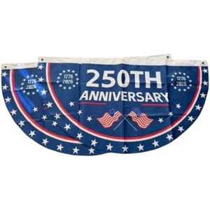 Drapeau rectangulaire respirant en polyester durable pour l'extérieur, motif drapeau arc-en-ciel de la fierté avec texte de vote, style défilant, avec mât en aluminium - Product Image 5