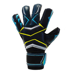 Guantes de Portero de Fútbol de Cuero de Alta Calidad, Ajustables, con Protección para los Dedos, Equipo Deportivo Profesional, OEM Personalizado - Product Image 3