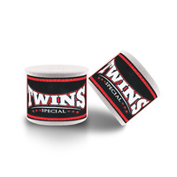 Bandages de boxe thaïlandaise MMA pour jumeaux, personnalisables avec logo, légers, respirants, en mélange de coton élastique, protection 5m