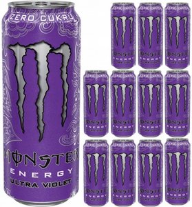 Monster Ultra Violet <b>Zero</b> <b>Sugar</b> Energy Drink 16 fl oz Can Low Calorie Refreshing Citrus Grape Flavor Beverage Bulk Supply - Product Image 5