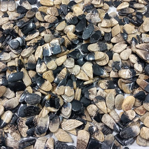 Paires de pierres précieuses en racine de palmier, agate assortie, en vrac, pour bijoux féminins - Vente en gros - Product Image 2