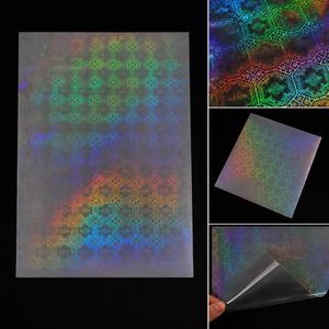 Holographic Starry Sky Effect Self Adhesive <b>Vinyl</b> Sheet Rainbow Iridescent Glitter Film for Scrapbooking Decoration Wrapping - Product Image 4