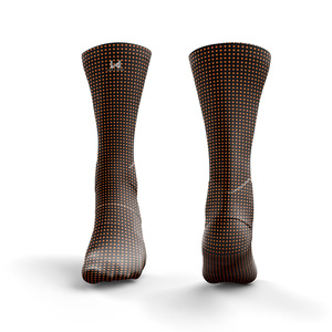 Custom Knitted High Crew Yoga Sports <b>Socks</b> Cotton Spandex <b>Polyester</b> Blend Antibacterial Breathable Eco Friendly Sweat Absorbent - Product Image 4