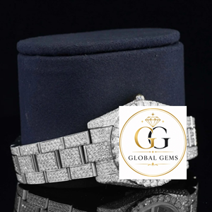 Reloj de Lujo con Diamantes Moissanite, Correa de Goma, Estilo Hip Hop, Mecánico, Disponible al Mejor Precio - Product Image 6
