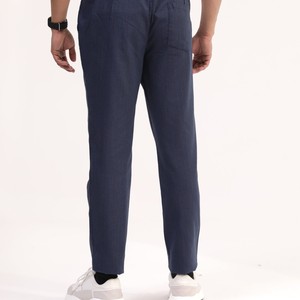 Pantalones Casuales para Hombre, 100% Algodón Canvas, Ecológicos, Ligeros, de Secado Rápido, Transpirables, Lisos, Teñidos, Rectos, de Color Sólido, Estilo Vintage - Product Image 4