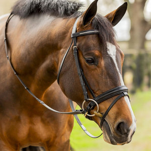 Bridas de cuero de calidad profesional para caballos, material duradero, correas ajustables, bridas para montar a caballo para adultos - Product Image 6