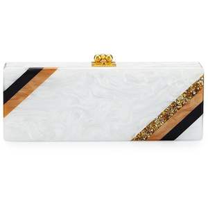 Pochette de soirée en résine haut de gamme avec cristaux pour femmes - Product Image 1