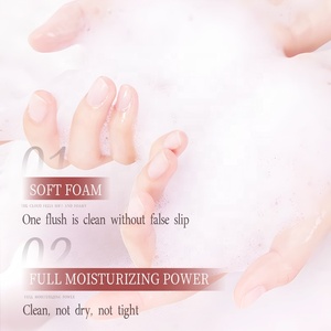 Gel Douche OEM 500ml Rafraîchissant Parfumé Naturel Crème de Douche Hydratation Profonde Pétales de Rose pour Peaux Sèches Essence Florale - Product Image 4
