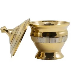 Small Size Brass Incense <b>Burner</b> Temple Worship Prayer Meditation Altar Church Decorative Incense <b>Burner</b> With Hanger - Product Image 5
