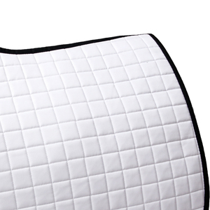 Accessoires d'équitation de la marque Source Factory, tapis de selle en coton équestre de qualité supérieure, blanc, logo personnalisé, tapis de selle pour chevaux - Product Image 2