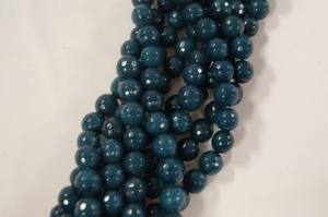 ลูกปัดหยกสีน้ำเงินทรงกลมเจียระไน หินธรรมชาติสำหรับทำเครื่องประดับ ลูกปัดหลวมเปลี่ยนสีได้ ขายส่ง - Product Image 6