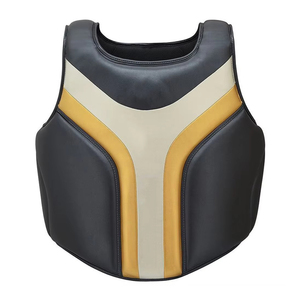 Black White PVC Boxing Chest Protector <b>Training</b> Gear Protective Equipment for MMA Muay Thai Winter Customized Packaging & Brand - Product Image 3