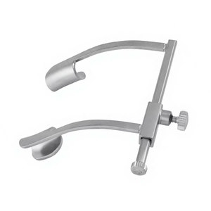 เครื่องมือผ่าตัดตาแบบส่องตรวจชนิด Cook Eye Speculum ขนาด 1 7/8 นิ้ว สำหรับเด็กทารก 9 มม. สำหรับหู คอ จมูก และจักษุวิทยา ผลิตจากเหล็กกล้าไร้สนิมเกรดเยอรมัน ใช้ซ้ำได้ แม่นยำสูง - Product Image 4