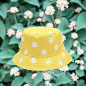 Chapeau Bob en Coton à Imprimé Floral Marguerite pour Femme, Chapeau de Soleil Estival, Esthétique Mignonne, Casquette de Pêcheur d'Extérieur, Vente en Gros OEM - Product Image 5