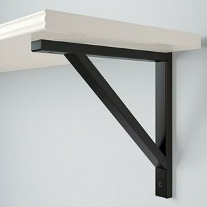 Modern Decor Iron <b>Shelf</b> Bracket Combining Utility Strength Artistic <b>Metal</b> Design And Sleek Wall Mounted Functionality - Product Image 4