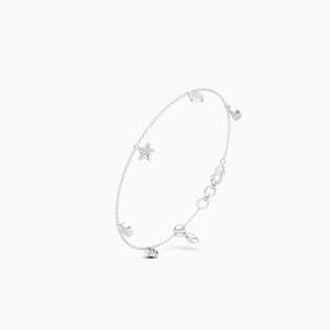 Pulsera Minimalista con Diamantes Cultivados en Laboratorio para Uso Diario, 0.23 Ct, en Oro Amarillo, Blanco y Rosa de 9K - Product Image 2