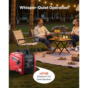 Generatore Inverter Portatile Silenzioso da 3000W di Picco per Uso Domestico, 4KW di Potenza Massima, Tensione Nominale 120V, Alimentato a Gas, Inverter Compatto - Product Image 4