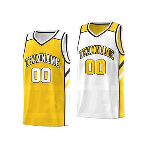 Maillot de basket-ball réversible personnalisé par sublimation, vêtements de sport double face, respirant, uniformes de basket-ball, débardeur pour hommes - Product Image 6