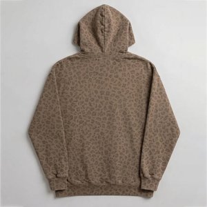 New Selling Custom Logo Women's Digital Printed Hooded Terry Zip-Up Breathable Spandex/Polyester Casual Drop-Shoulder Windproof - Product Image 5