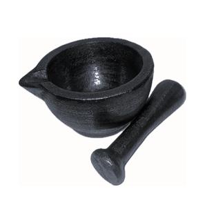 Cast Iron Mortar and Pestle Manual Herb and Spice <b>Grinder</b> Heavy Duty Food Grade Crusher for Herbs Spices Garlic <b>Seeds</b> and Pills - Product Image 3