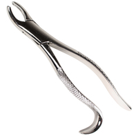 Forceps d'extraction des dents du bas (dents de sagesse) Fig. 79 Pinces chirurgicales dentaires manuelles pour molaires en acier inoxydable, instrument autoclavable