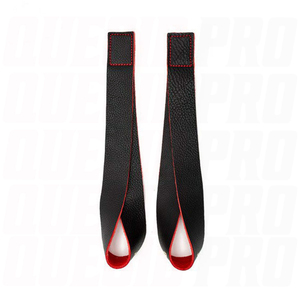 Custom Heavy Duty Lifting <b>Straps</b> Manufacturer OEM Private Label Cotton Deadlift Wrist <b>Straps</b> with Embroidered Logo and Retail - Product Image 3