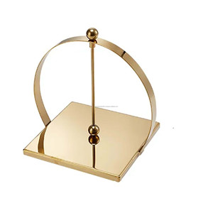 Nouveau porte-serviettes en or Rose avec bras lesté Table comptoirs porte-serviettes pour la cuisine dîner papier grand carré - Product Image 5