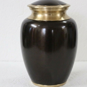 Indian Handcrafted Wholesale Aluminium Urn-Metal Urn for Human Ashes Adult Size-Polished Memorial Urn with <b>Secure</b> <b>Screw</b> Top Lid - Product Image 3