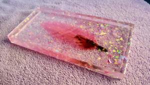 Plateau en résine pour l'exportation mondiale, qualité certifiée, pour les marchés internationaux de la décoration intérieure, plateau d'art artisanal en gros - Product Image 6