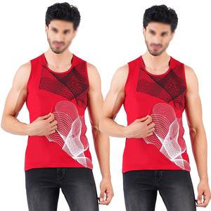 Débardeur Homme Pas Cher en Gros, 100% Coton, pour Musculation et Fitness, Sans Manches, avec Logo Personnalisé - Product Image 4