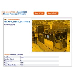 TEL ACT8 Single COT/DEV - Product Image 1