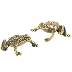 Figurine de grenouille en teck artisanal charmante - Vente en gros depuis l'Inde - Product Image 5