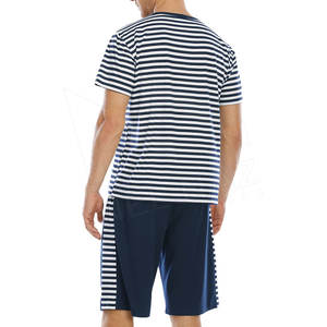 Conjunto Deportivo de Algodón para Hombre, Camiseta y Pantalones Cortos, Traje de Gimnasio de 2 Piezas - Product Image 2