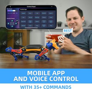 หุ่นยนต์สุนัขบิทเทิล เอ็กซ์ (สำหรับงานก่อสร้าง) |   แอปและหุ่นยนต์อัจฉริยะควบคุมด้วยเสียง |   ชุดหุ่นยนต์เขียนโค้ดแบบโอเพ่นซอร์สที่ตั้งโปรแกรมได้ - Product Image 3