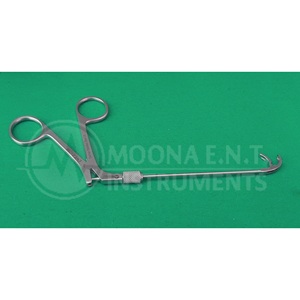 คีมจับ Heuweiser Antrum Grasping Forcep แบบโค้ง 90 องศา ปากด้านล่าง ขนาด 10 ซม. หมุนได้ 360 องศา อุปกรณ์ผ่าตัดหู คอ จมูก ได้รับการรับรองมาตรฐาน CE ระดับ Class I - Product Image 5