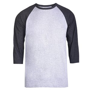 Camisetas Raglán de Manga Tres Cuartos para Hombre, al por Mayor, Lisas, Clásicas, con Contraste de Color, Estilo Béisbol, con Logotipo Personalizado - Product Image 6