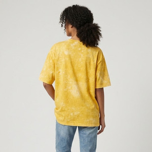 Manufacturer Casual Vintage Women Acid Wash T <b>Shirt</b> Heavyweight High Quality 100% Cotton Crew Neck Half Sleeve Acid Wash T <b>Shirt</b> - Product Image 2