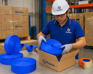 Rouleau de sangle en polyester résistant à l'abrasion 50 mm pour harnais de sécurité, qualité industrielle, fabricant OEM ODM - Product Image 2