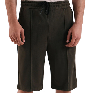 Pantalones Cortos de Verano para Hombre, Deportivos, Casuales, a la Moda, con Cintura Elástica Media, Color Sólido, Logotipo Frontal, Transpirables, Tejido de Punto - Product Image 2