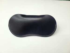 Étui à lunettes de luxe en cuir véritable, pochette souple en cuir de vachette, étui de protection fin fait main pour lunettes de lecture de voyage LGC-0085 - Product Image 6