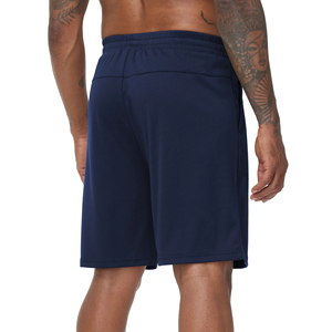 Shorts de sport respirants personnalisés pour hommes, couleur unie, en mesh, séchage rapide, anti-UV, pour l'entraînement, la course à pied et l'athlétisme - Product Image 3