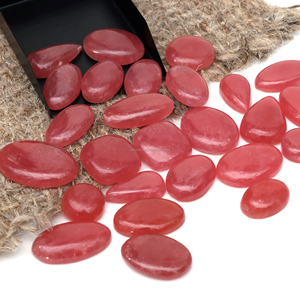Polished Natural Rhodochrosite Crystal Cabochon Mix Shape Handmade Loose Gemstones for Jewelry Making Wholesale Supply - Product Image 3