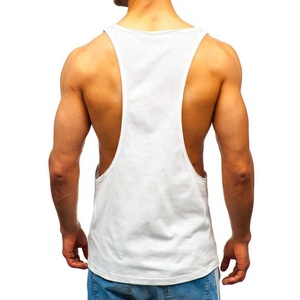 2026 Custom Logo High Quality Knitted Breathable Cotton <b>Mens</b> Stringer Tank Top Plus Size Gym Workout <b>Singlet</b> Muscle Shirt Quick - Product Image 2