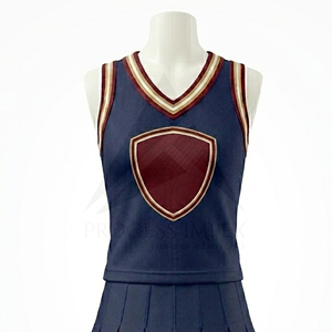 Factory Direct Custom Cheerleading Uniforms Comfortable Stretchable Girls Professional Team Sportswear Sets - Product Image 2
