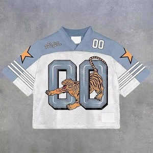 Camiseta Deportiva de Malla Transpirable con Estampado Personalizado OEM de Primera Calidad, Camiseta de Verano de Alta Calidad que Absorbe la Humedad, Talla Grande para Hombre - Product Image 3
