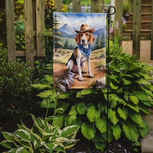 Multicolor inglés Foxhound Cowboy Bienvenido jardín bandera buzón decorativo patio Banner para Patio ilustraciones para camas de flores pequeñas - Product Image 2