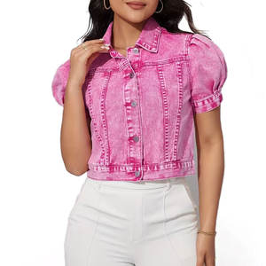 Top Corto de Mezclilla para Mujer, Estilo Urbano, en Oferta, Hecho con Material de Alta Calidad - Product Image 1