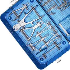 Ensemble d'instruments chirurgicaux orthopédiques réutilisables de qualité supérieure, manuels, Classe I, pour usage hospitalier, avec certification personnalisée et poignée chirurgicale - Product Image 4